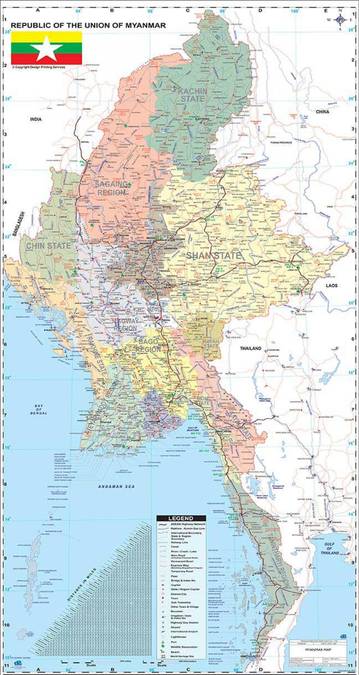Mjanmar zemljevid apk
