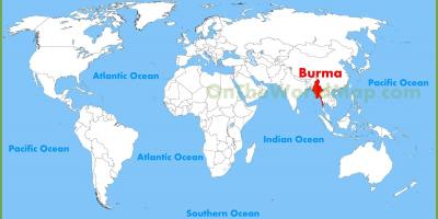 Burmi lokacije na zemljevidu